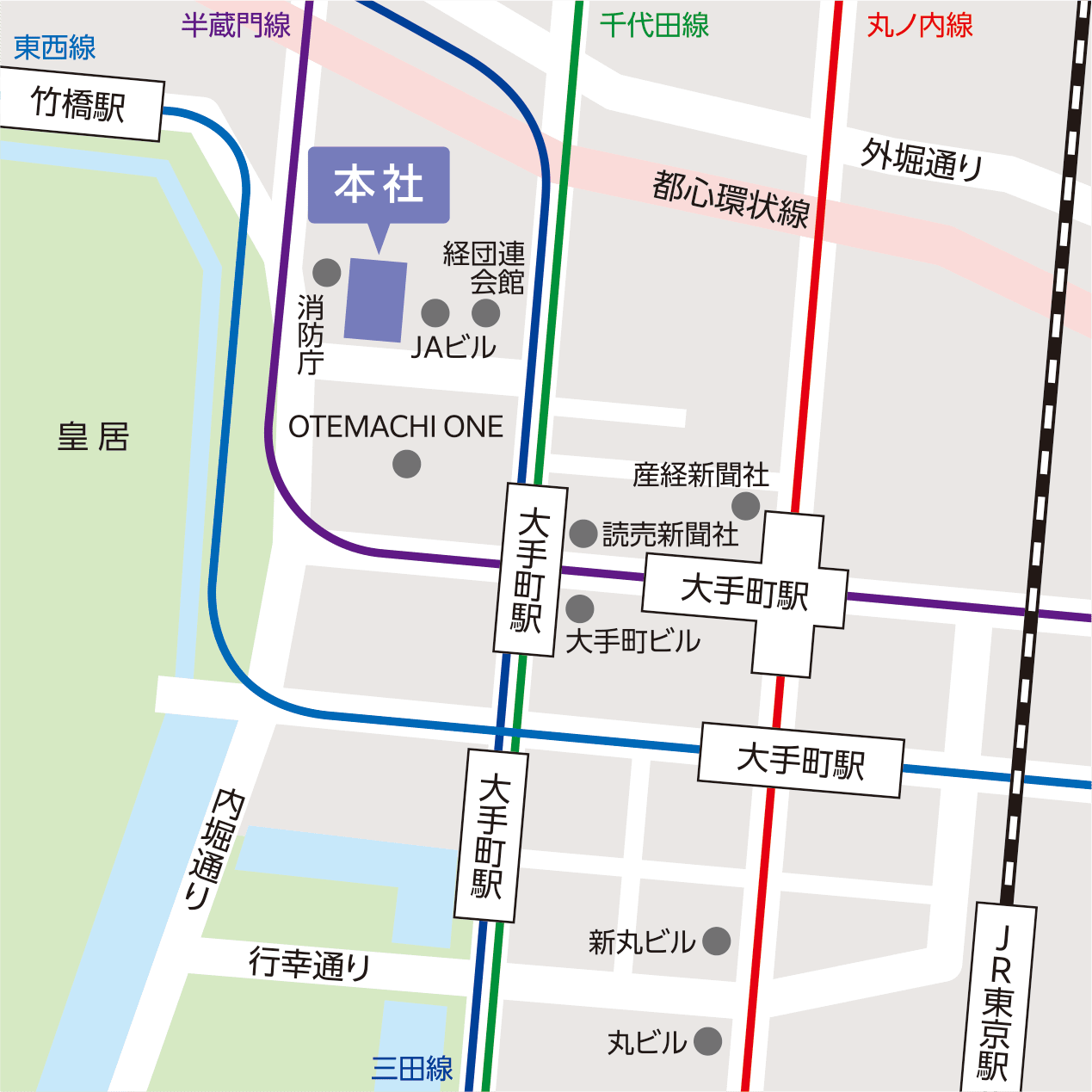 地図：御茶ノ水ソラシティ周辺地図