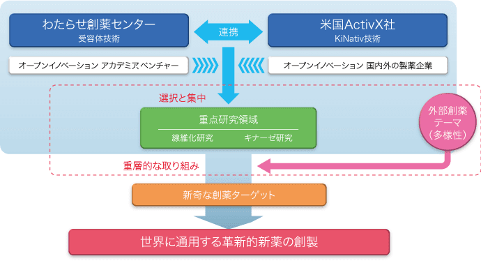 図：持続的に革新的な新薬を生み出す体制の構築イメージ