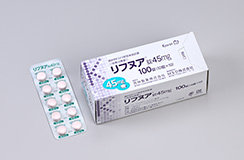 選択的P2X3受容体拮抗薬／咳嗽治療薬「リフヌア錠45mg」商品画像